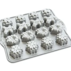 NORDIC WARE Moule à Gâteaux Assortis Thé de Noël (x16) Silver Outlet