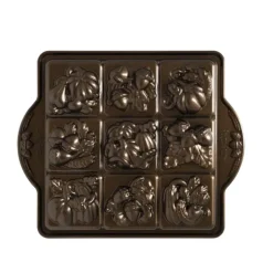 NORDIC WARE Moule à Gâteaux Carrés d'Automne (x9) Bronze Discount