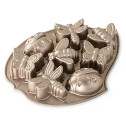 NORDIC WARE Moule à Gâteaux Coccinelle et Libellule (x8) Toffee Hot