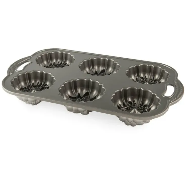 NORDIC WARE Moule à Gâteaux Couronnes de Noël (x6) Silver Discount