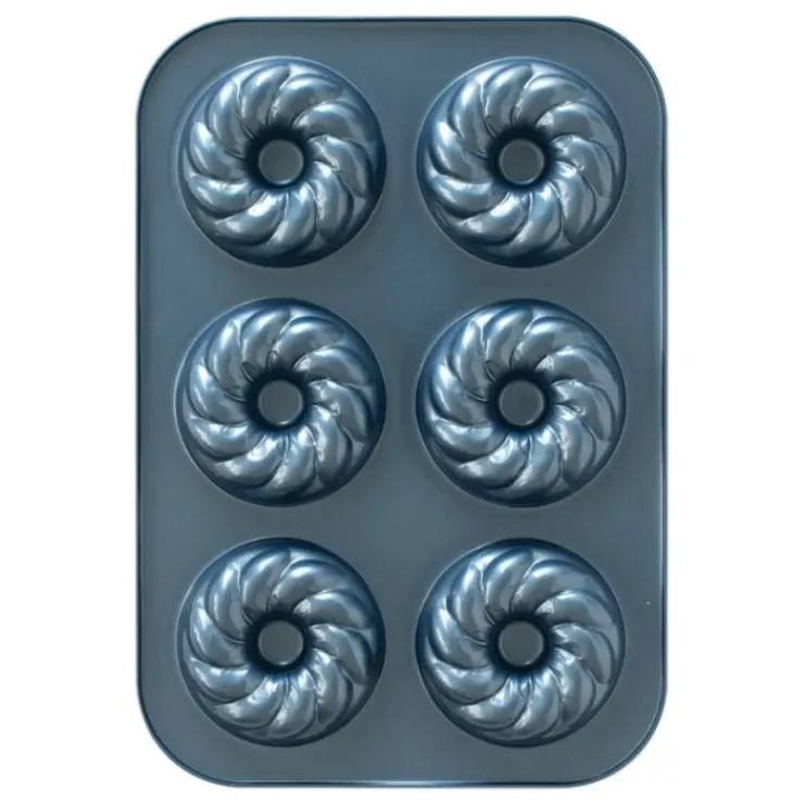 NORDIC WARE Moule à Gâteaux Donuts Torsadés (x6) Pro Cast Hot