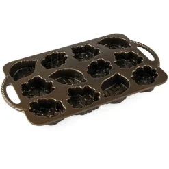 NORDIC WARE Moule à Gâteaux Feuilles d'Automne (x12) Bronze Online
