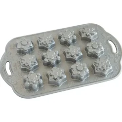 NORDIC WARE Moule à Gâteaux Flocons de Neige (x12) Silver Sale