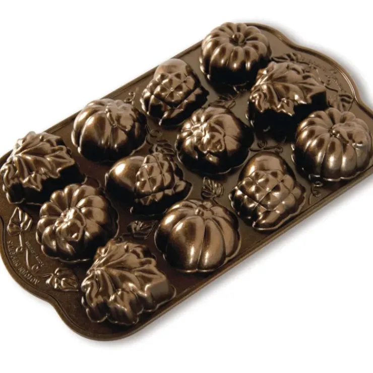 NORDIC WARE Moule à Gâteaux Gourmandises d'Automne (x12) Bronze Outlet