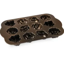 NORDIC WARE Moule à Gâteaux Gourmandises d'Automne (x12) Bronze Outlet