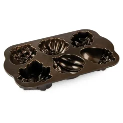 NORDIC WARE Moule à Gâteaux Gourmandises d'Automne (x6) Bronze Hot