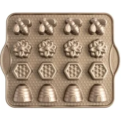 NORDIC WARE Moule à Gâteaux Monde des Abeilles (x16) Toffee Clearance