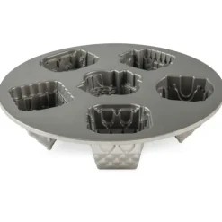NORDIC WARE Moule à Gâteaux Petit Village (x6) Silver Best