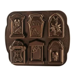 NORDIC WARE Moule à Gâteaux Pierres Tombales (x6) Bronze Best