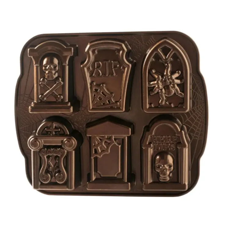 NORDIC WARE Moule à Gâteaux Pierres Tombales (x6) Bronze Best