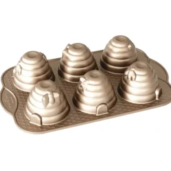 NORDIC WARE Moule à Gâteaux Ruches (x6) Toffee Best