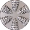 NORDIC WARE Moule à Gâteaux Sapins (x6) Silver