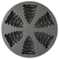 NORDIC WARE Moule à Gâteaux Sapins (x6) Silver