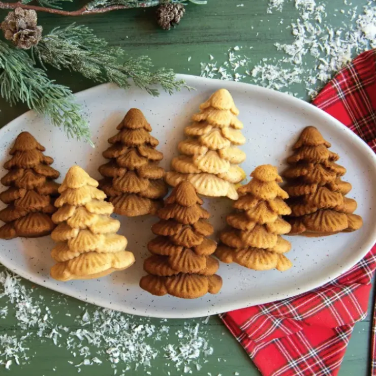 NORDIC WARE Moule à Gâteaux Sapins (x6) Silver