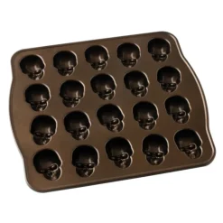 NORDIC WARE Moule à Gâteaux Têtes de Mort (x20) Bronze Hot