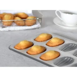 GOBEL Moule 12 Madeleines Fer Blanc New
