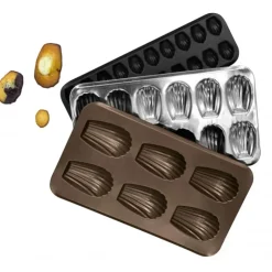 GOBEL Moule 6 Madeleines XXL Anti-Adhésif Obsidian Sale