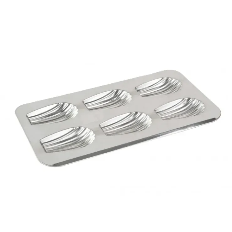 GOBEL Moule 6 Madeleines XXL Fer Blanc New