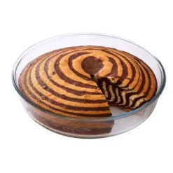 PYREX Moule à Manqué en Verre 25 cm 2,1 L Bake & Enjoy Hot