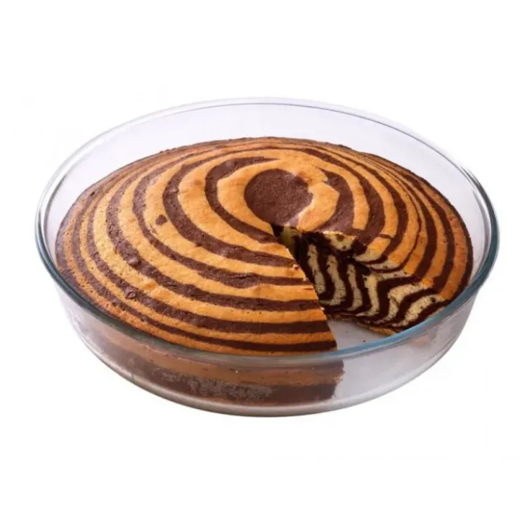 PYREX Moule à Manqué en Verre 25 cm 2,1 L Bake & Enjoy Hot