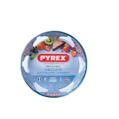 PYREX Moule à Manqué en Verre 25 cm 2,1 L Bake & Enjoy Hot