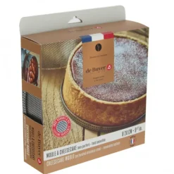 DE BUYER Moule à Manqué Rond Inox Perforé Amovible Ø 24 cm x H 6,5 cm Outlet