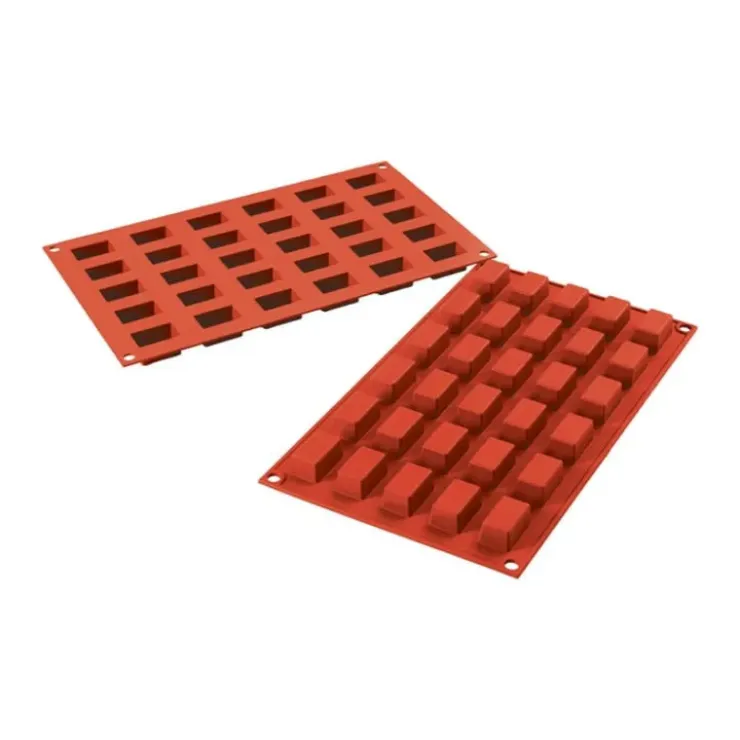 MALLARD FERRIERE Moule 30 Mini Cakes en Silicone Hot