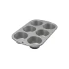 WILTON Moule à Muffins Aluminium 34 x 23 cm (x6)