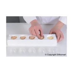 SILIKOMART Moule 5 Oeufs Silicone Ø 50 mm Discount