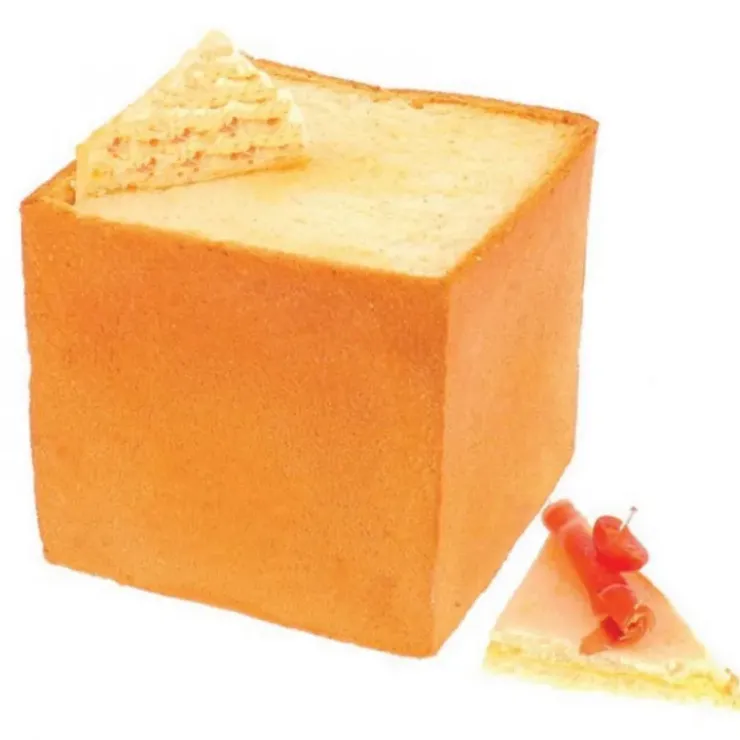 MALLARD FERRIERE Moule à Pain Surprise Carré 16x16 cm avec Couvercle New