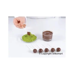 SILIKOMART Moule 12 Pop Cake Ø 28 mm Silicone Clearance