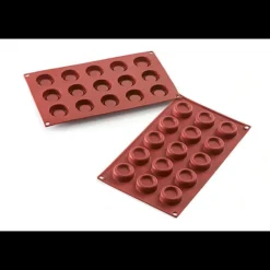 MALLARD FERRIERE Moule 15 Ronds avec Bords en Silicone Best