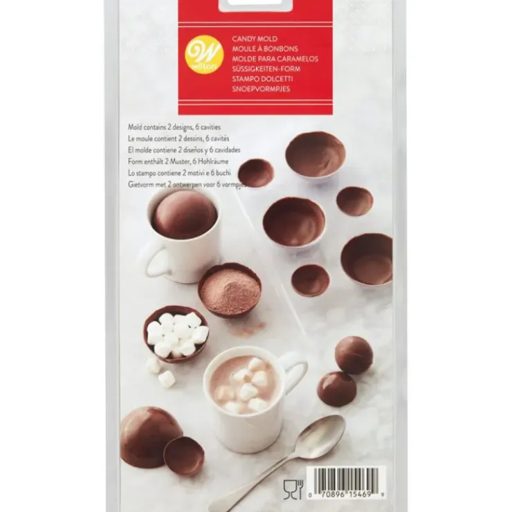 WILTON Moule à Sphères en Chocolat 3D pour Boissons Chaudes Outlet