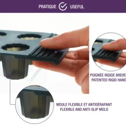 MASTRAD Moule à Tarte Cannelée Silicone 28 cm Best