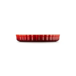 LE CREUSET Moule à Tarte en Céramique 28 cm Cerise Best