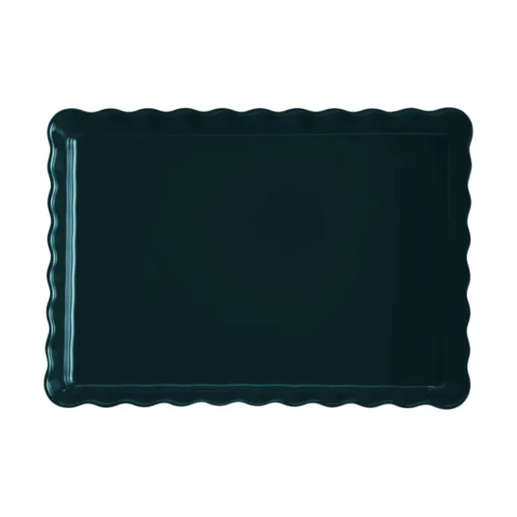 EMILE HENRY Moule à Tarte Rectangulaire en Céramique 33,5 x 24 cm Belle-Île Online