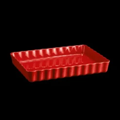 EMILE HENRY Moule à Tarte Rectangulaire en Céramique 33,5 x 24 cm Grand Cru Discount