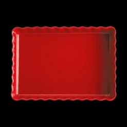 EMILE HENRY Moule à Tarte Rectangulaire en Céramique 33,5 x 24 cm Grand Cru Discount