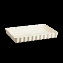 EMILE HENRY Moule à Tarte Rectangulaire en Céramique 33,5 x 24 cm Argile Sale