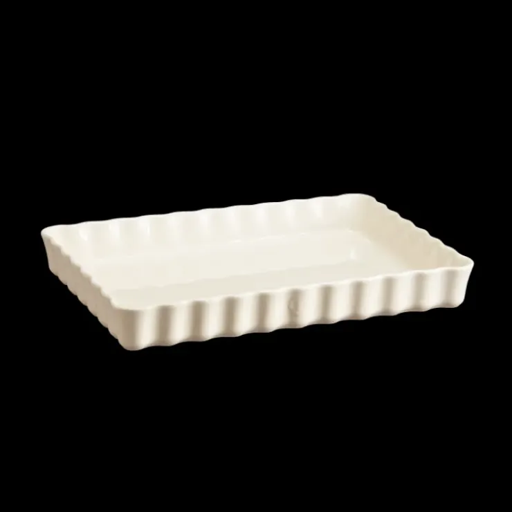 EMILE HENRY Moule à Tarte Rectangulaire en Céramique 33,5 x 24 cm Argile Sale