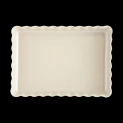 EMILE HENRY Moule à Tarte Rectangulaire en Céramique 33,5 x 24 cm Argile Sale