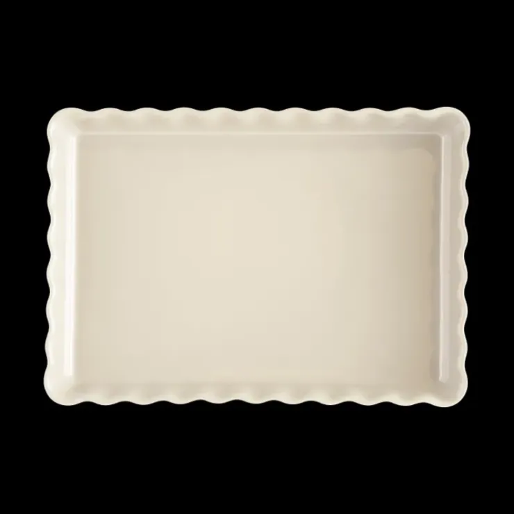 EMILE HENRY Moule à Tarte Rectangulaire en Céramique 33,5 x 24 cm Argile Sale