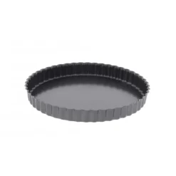 DE BUYER Moule Anti Adhésif Tarte Cannelée Droite Ø 32 cm x H 3 cm