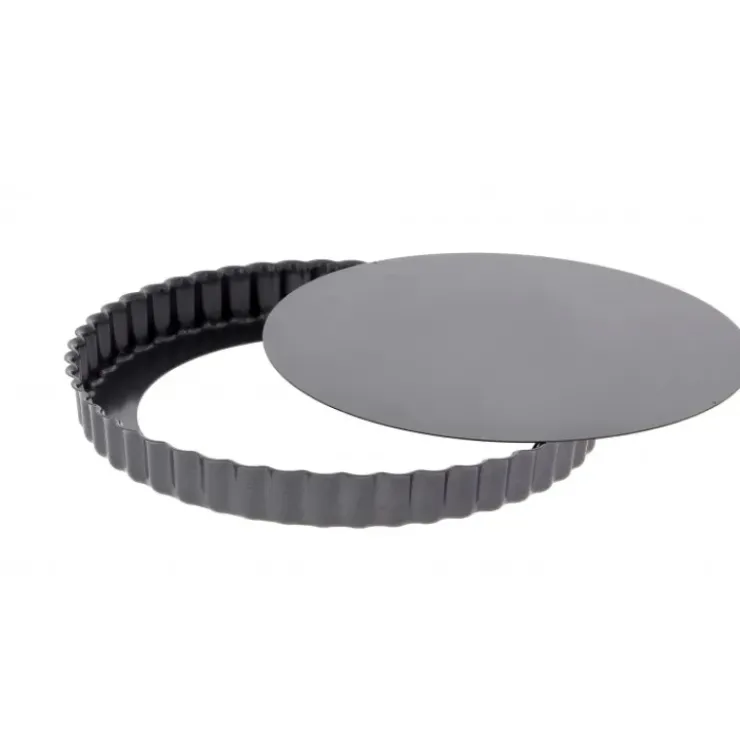 DE BUYER Moule Anti Adhésif Tarte Cannelée Fond Amovible Ø 32 cm x H 3 cm Sale