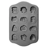 IBILI Moule Anti-adhérent Biscuits Halloween 44 x 28 cm (x12) Discount