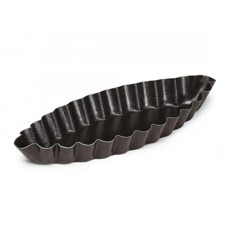 GOBEL Moule Barquette Cannelée 8 x 4 cm x H 1,2 cm Outlet