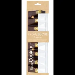 SCRAPCOOKING Moule Bûche Royale 29,5 cm PET (x2)