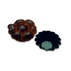 MATFER Moule Brioche 14 côtes 12 cm x H 4,5 cm Anti-adhésif Hot