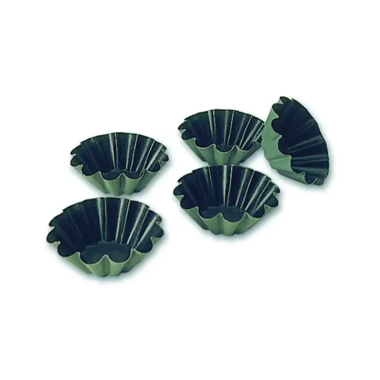 MATFER Moule Brioche 12 Côtes 6 cm x H 1,5 cm (x25)