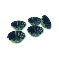 MATFER Moule Brioche 12 Côtes 7 cm x H 2,8 cm (x25)